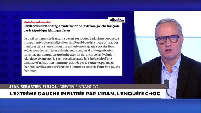 Jean-Sébastien Ferjou : «La république islamique mise sur les milieux d'extrême gauche.»