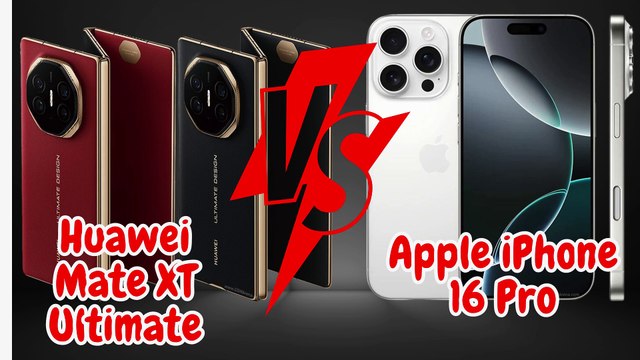 Huawei Mate XT Ultimate vs Apple iPhone 16 Pro