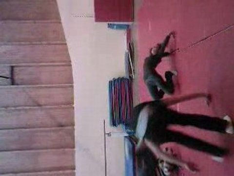 Charline, Tibo, et Seb, les gymnastes...mdr