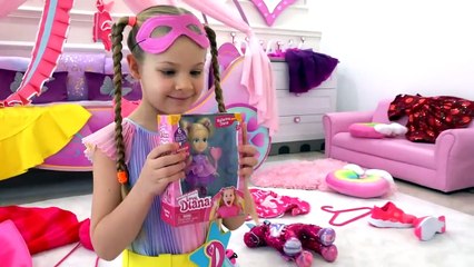 Diana and Dad - Funny Story About Cleaning Room