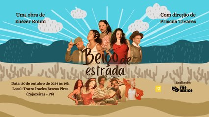 Espetáculo ‘Beiço De Estrada’ neste domingo no Teatro Ica