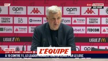 Genesio : « Ce soir, on a vu une belle purge » - Foot - L1 - Lille
