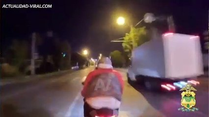 Motociclista graba su propia muerte en Rusia