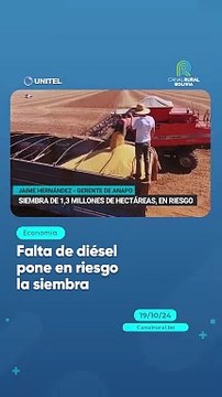 Falta de diésel pone en riesgo la siembra