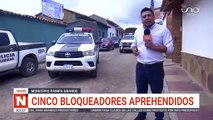 5 bloqueadores aprehendidos
