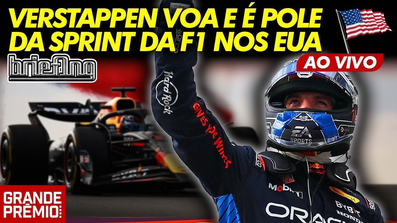 VERSTAPPEN POLE, NORRIS 4º: CLASSIFICAÇÃO e GRID DE LARGADA da CORRIDA SPRINT nos EUA  | Briefing