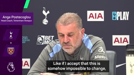 If I fail at Spurs it’s on me not the club - Postecoglou