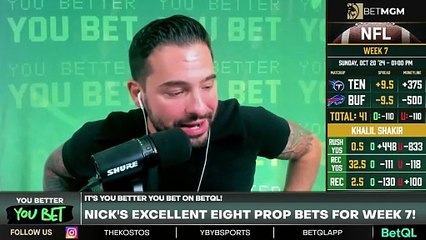 Nick's Excellent 8: NFL Week 7 Prop Bets!