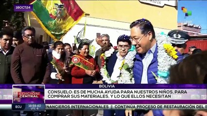Inició el pago del bono anual contra la deserción escolar en Bolivia