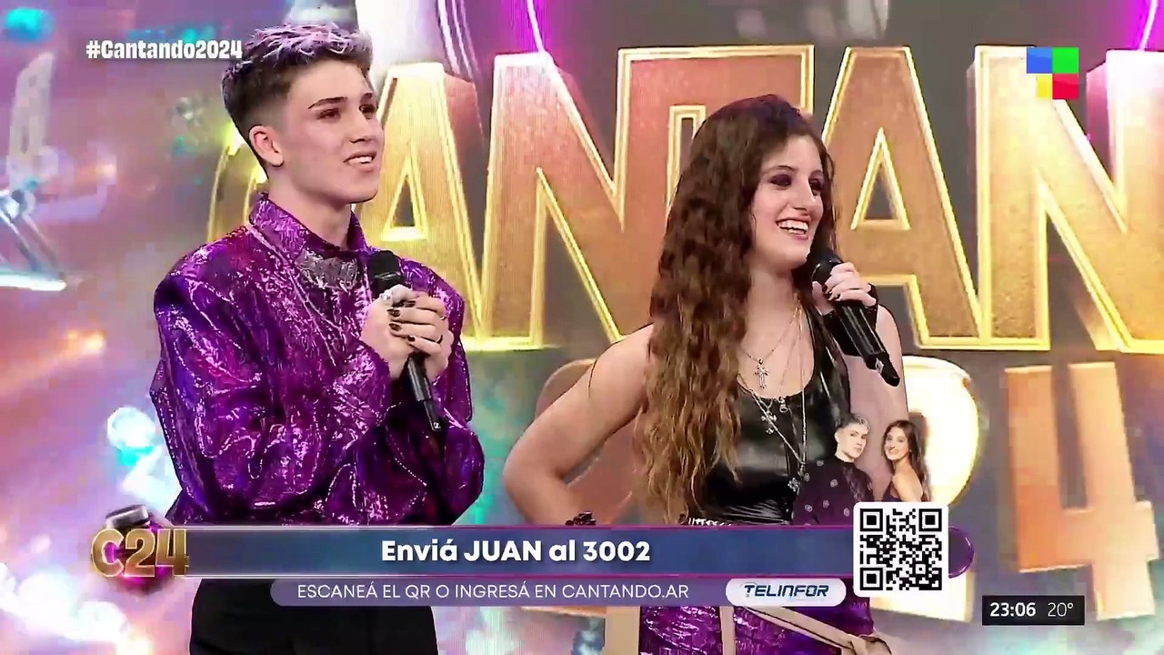  JUAN OTERO y Bianca Zoppini TRAJERON ROCK A LA PISTA con "Prófugos" de SODA STEREO