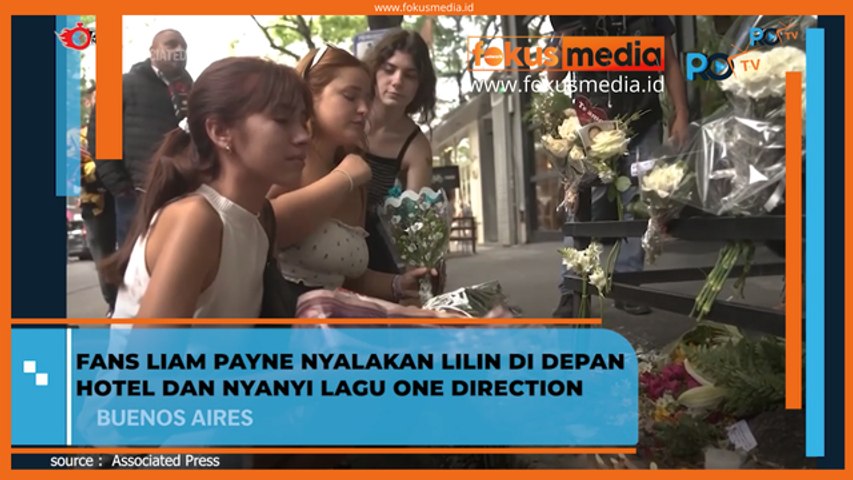 Fans Liam Payne Nyalakan Lilin di Depan Hotel dan Menyanyikan Lagu One Direction