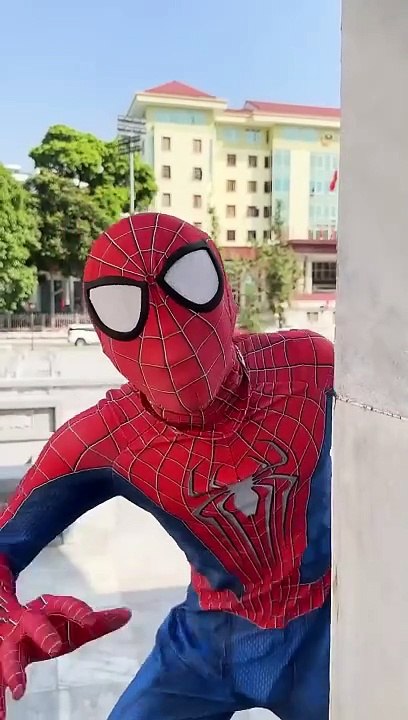 Spiderman Finds UGLY Dancer to Beautiful Music and RUNS AWAY?