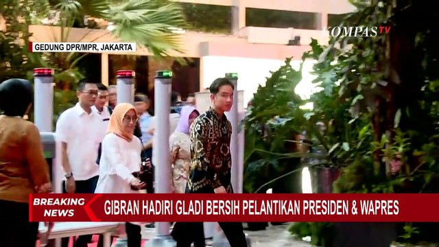 Ini Sejumlah Tokoh yang Hadiri Gladi Bersih Pelantikan Prabowo-Gibran