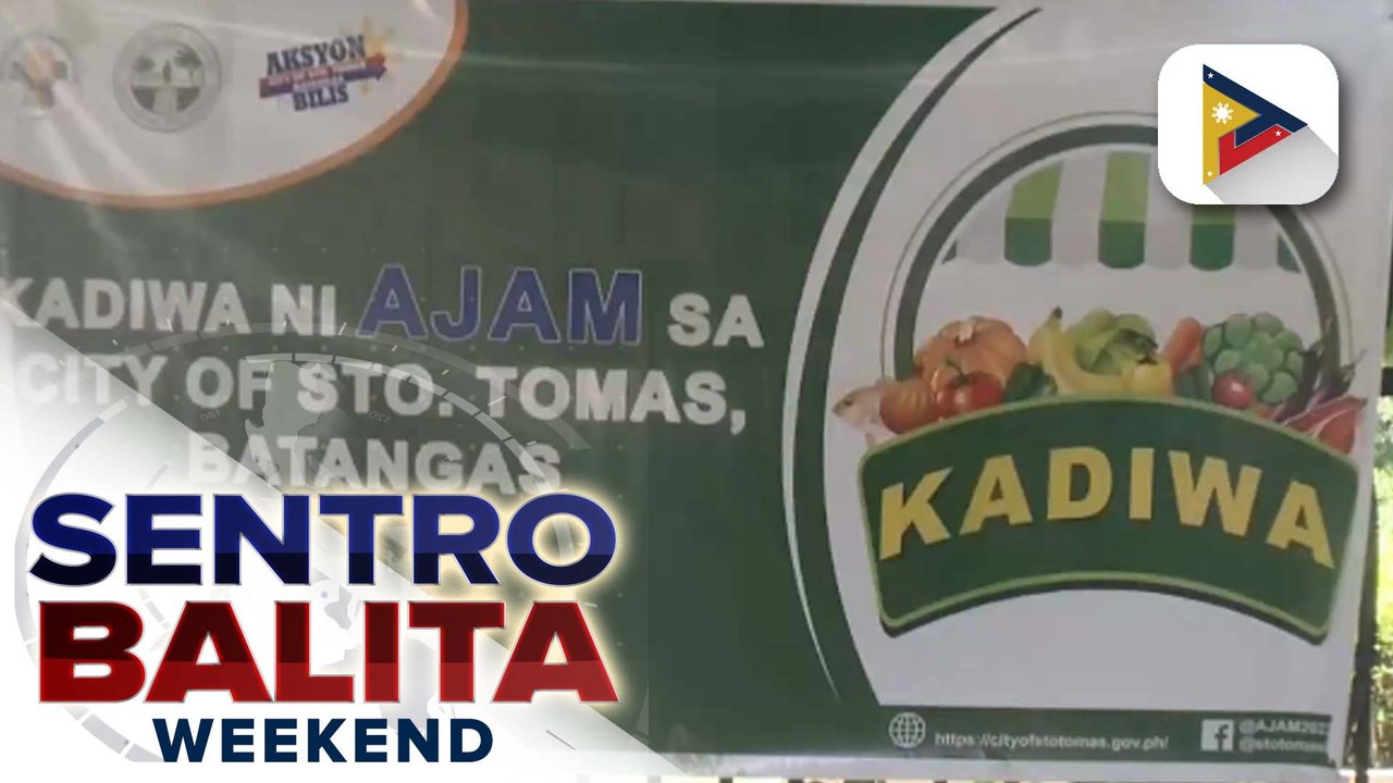 Kauna-unahang Kadiwa ng Pangulo sa Batangas, binuksan; Mga abot-kayang produkto, patok sa mga mamimili