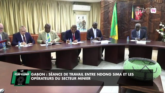 [#Reportage] Gabon : séance de travail entre Ndong Sima et les opérateurs du secteur minier