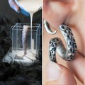 Crafting a mono earring using an octopus tentacle! 