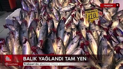 Trabzon'da olumsuz hava şartları palamudun fiyatını artırdı
