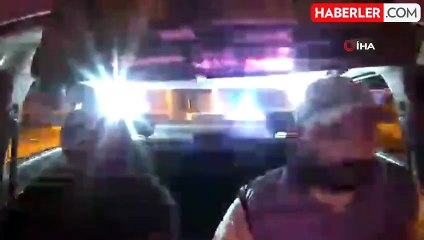 İzmir'de Taksiyi Çalan Şahıs Ortalığı Karıştırdı