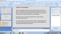Learn Programming Technique C to Master Skills - Switch Case Program ( Use of Integer Value)