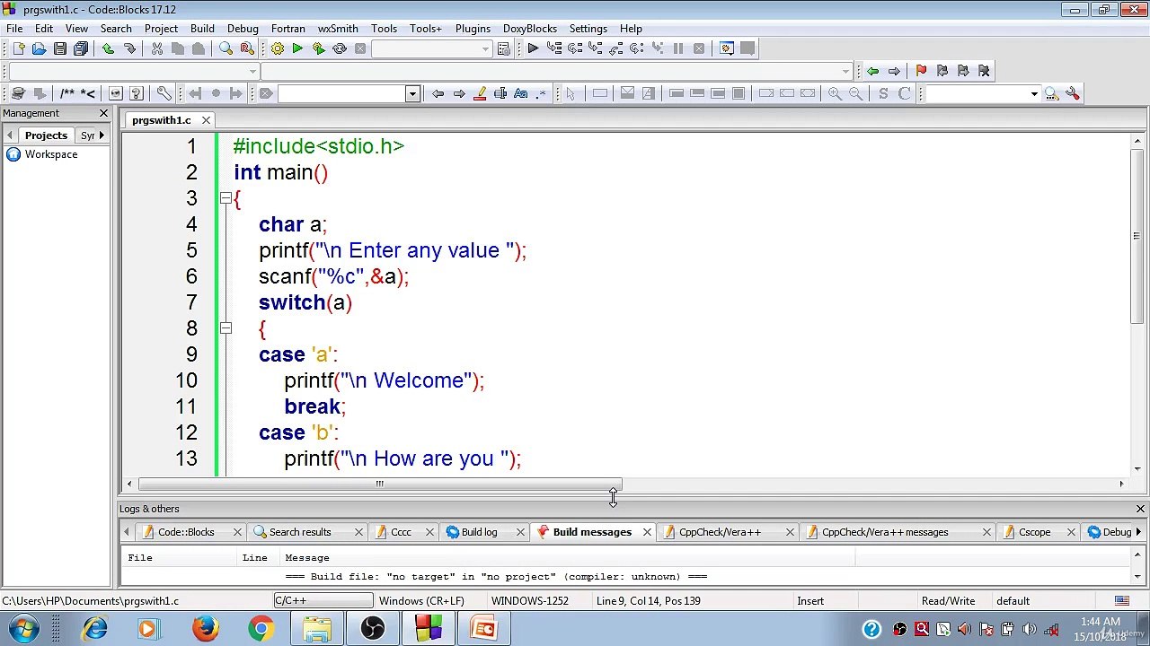 Learn Programming Technique C to Master Skills Switch Case Program