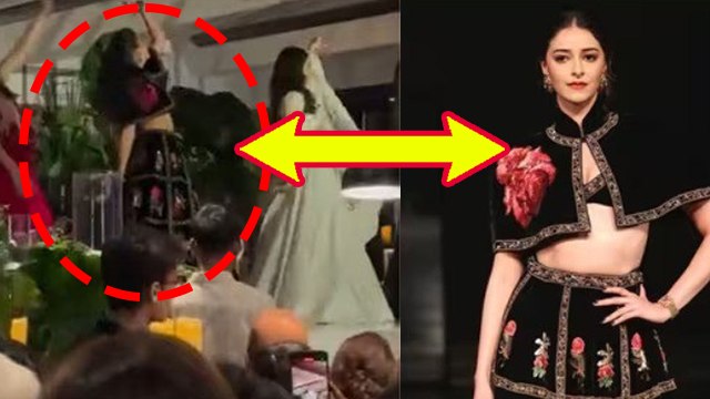 Radhika Merchant Dance At Friends Wedding Copy Ananya Panday Ramp Look,Public Troll