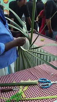 Talent person Sun cap making coconut tree #viral #videos #cartoon #shortfilm #short #film