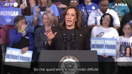 Harris a Detroit: "La morte di Sinwar puo' e deve essere una svolta"