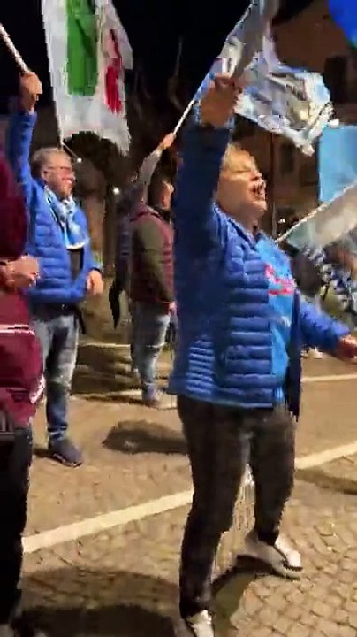 Castel di Sangro: esplode in strada la gioia per lo scudetto del Napoli