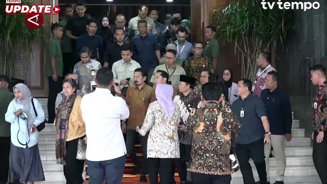 Gibran Mengikuti Gladi Bersih Pelantikan Presiden dan Wapres di Gedung MPR