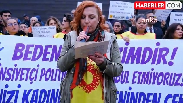 Eğitim Sen Eskişehir Şubesi'nden 'Kadın Öğretmenlere Giyim Dersi'ne Protesto: Cinsiyetçi Eğitim Politikalarınızı Kabul Etmiyoruz
