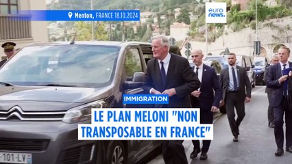 Barnier : l'accord Italie-Albanie sur le traitement des migrants ne peut pas être "transposé" à la France