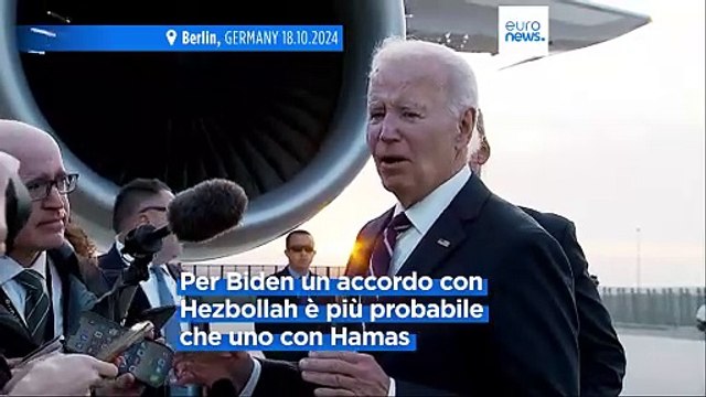 Biden: Cessate il fuoco tra Israele ed Hezbollah più facile da raggiungere