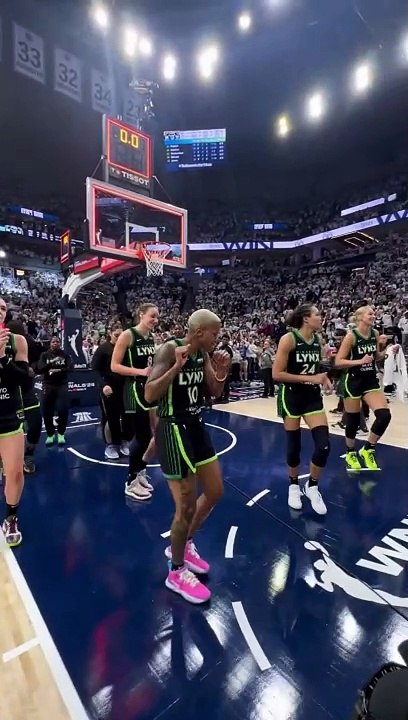Minnesota Lynx's Dance Celebration After Game 4 Win