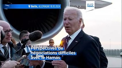 M. Biden estime qu'un cessez-le-feu entre Israël et le Hezbollah pourrait être plus facile à obtenir qu'un accord avec le Hamas