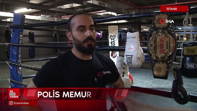 Polis Memuru Barış Üçlü, Uluslararası Kick Boks turnuvasında şampiyon oldu