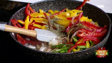 طريقة عمل حمص بالخضار من الشيف فيفيان