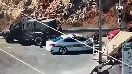 فيديو توثيق محاولة دهس في مستوطنة عوفرا شمال رام الله