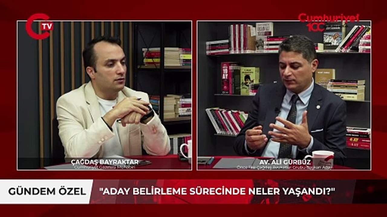 Önce İlke Çağdaş avukatlar grubu başkan adayı Av. Ali Gürbüz, İstanbul Barosu demokratik, aktif ve öncü olmak zorunda.