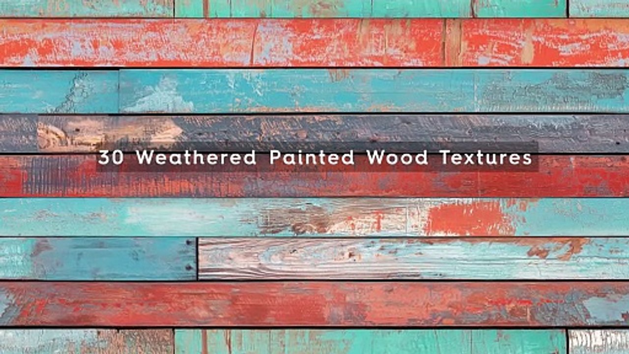 30 Weathered Painted Wood Texture Background