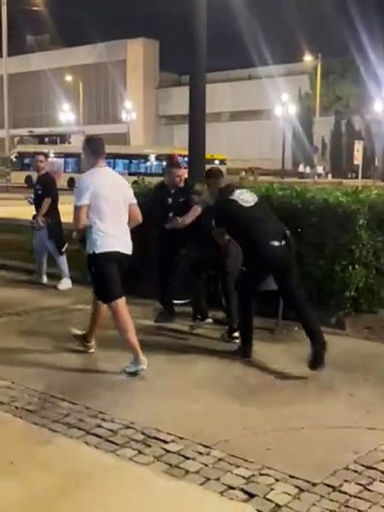 Pelea con Segurpol en el Oktoberfest Barcelona