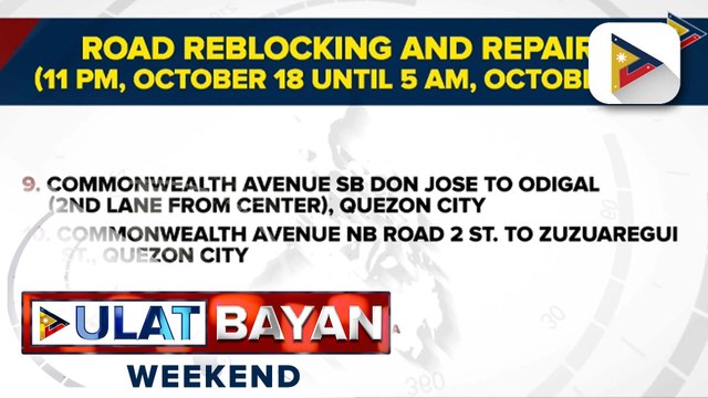 DPWH, nagsagawa ng road reblocking and repair sa ilang kalsada sa Metro Manila