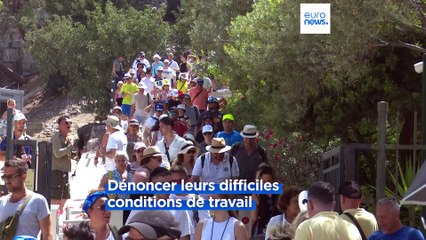 Grèce : la grogne des travailleurs du tourisme