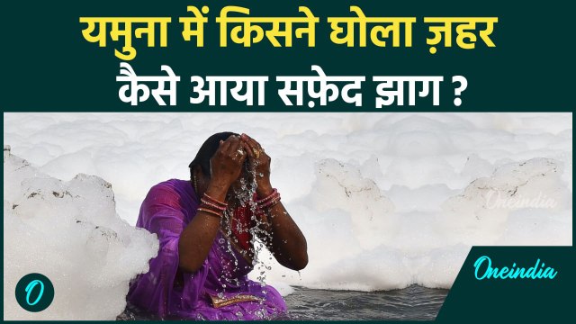 Delhi Pollution: दिल्ली की यमुना नदी में कहां से आता है जहरीला पानी | Yamuna Pollution | वनइंडिया
