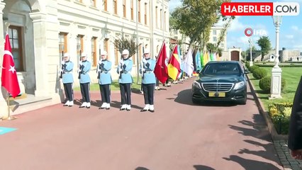 Cumhurbaşkanı Erdoğan, Almanya Başbakanı Scholz'u kabul etti