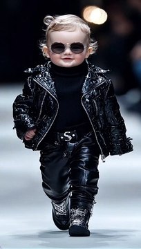 Adorable Baby Fashion Show#cute#fashion#baby#AI#runway#fyp#bebe#viral#赤ちゃん#かわいい#kawaii#베이비패션쇼#fashionshow#catwalk (5)