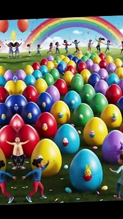 Learn Colors with Surprise Egg