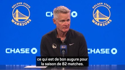 Warriors - Kerr : “J'ai des décisions très difficiles à prendre”