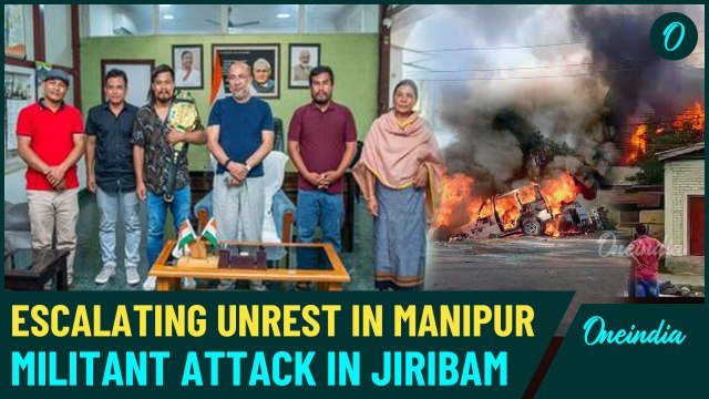 Violence Erupts again in Manipur| Militants Attack In Jiribam District|1,500 people displaced| WATCH