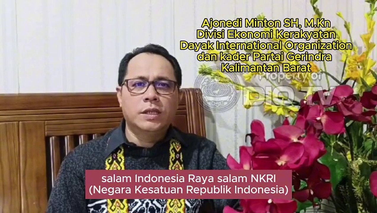 Kader Partai Gerindra, Kepala Divisi Ekonomi Kerakyatan Dayak International Organization, Ajonedi Minton, SH, M.Kn, Ancam Mobilisasi Suku Dayak Tolak Ibu Kota Negara Nusantara di Provinsi Kalimantan Timur Jika Dayak Dayak Tidak Diakomodir dalam Kabinet