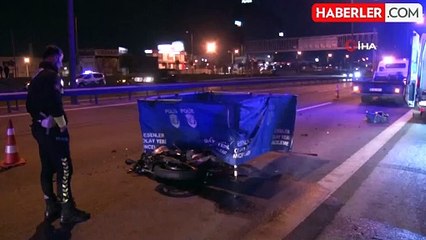 Esenler TEM Otoyolu'nda Feci Motosiklet Kazası: 1 Ölü